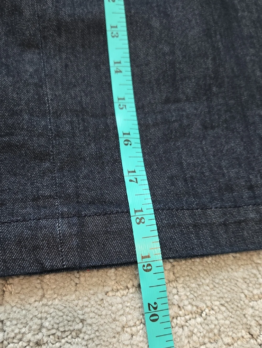 LOFT Dark Wash Skirt